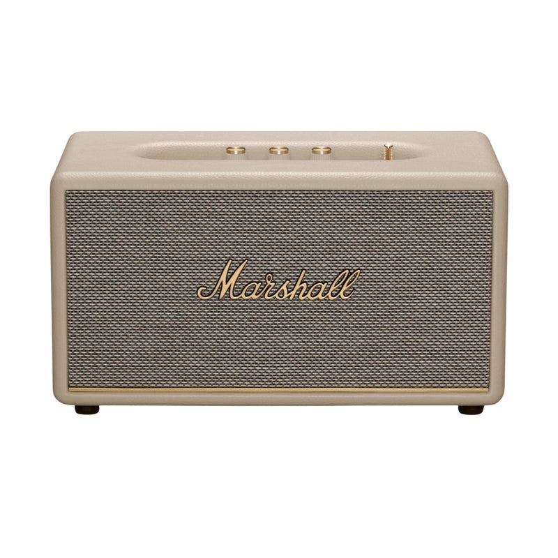 Marshall Stanmore III Bluetooth Home Speaker Loud Stereo Sound with Bass and Treble Controls Plugin Powered Record Player Compatible RCA and 35mm Aux Inputs Cream - Image 2