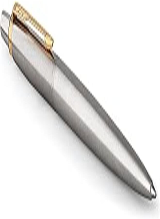PARKER - Parker Jotter Ballpoint Pen, Stainless Steel with Chrome Trim, Medium Point, Blue Ink, Gift Box - Image 1