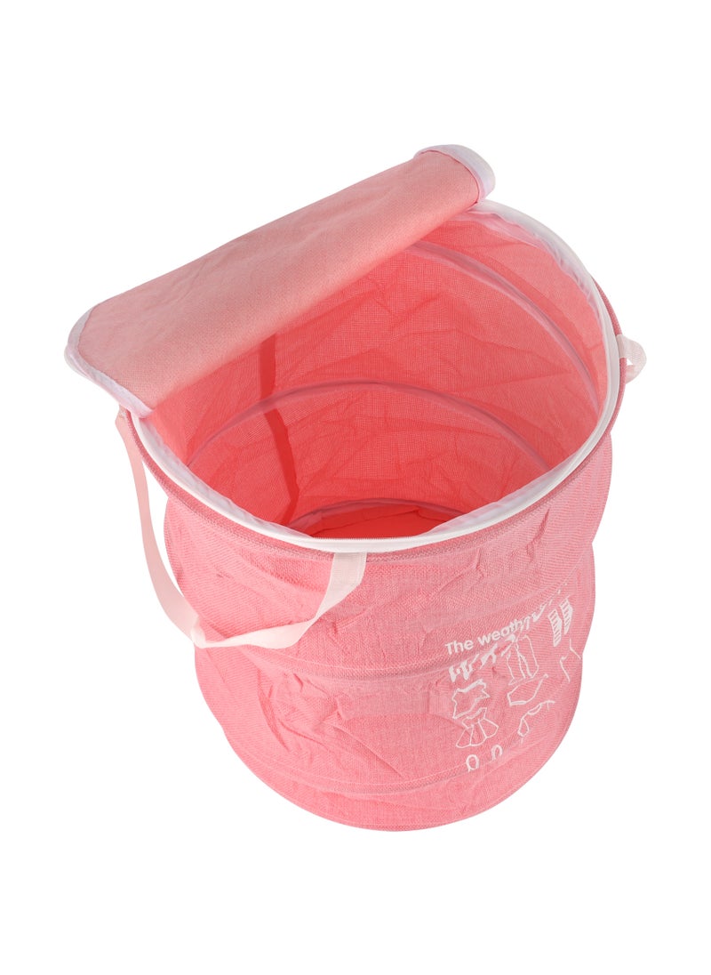 DELCASA Delcasa Laundry Basket with Lid- DC2974| Multi-Purpose Utility Basket with Sturdy Construction  - Image 2