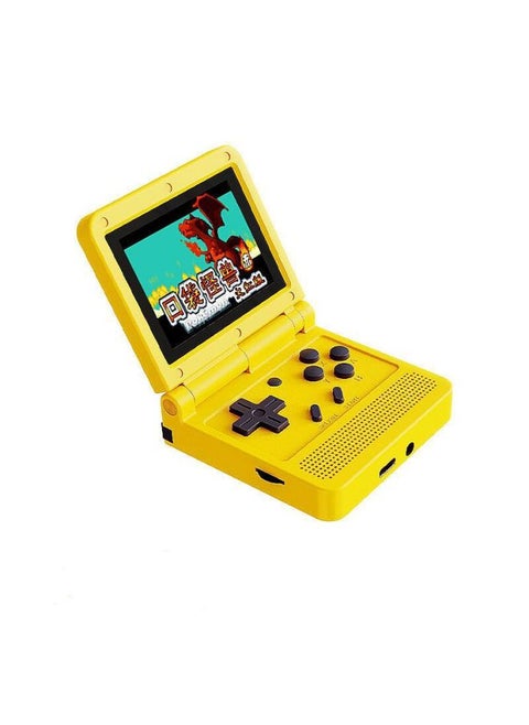 V90 Game Console Classic Retro Nostalgic Mini Handheld Flip Folding PSP Handheld 64 Bit Open Source Handheld-Product Color:Standard Version [english Version]-Model:Yellow (Chinese Version) 〕