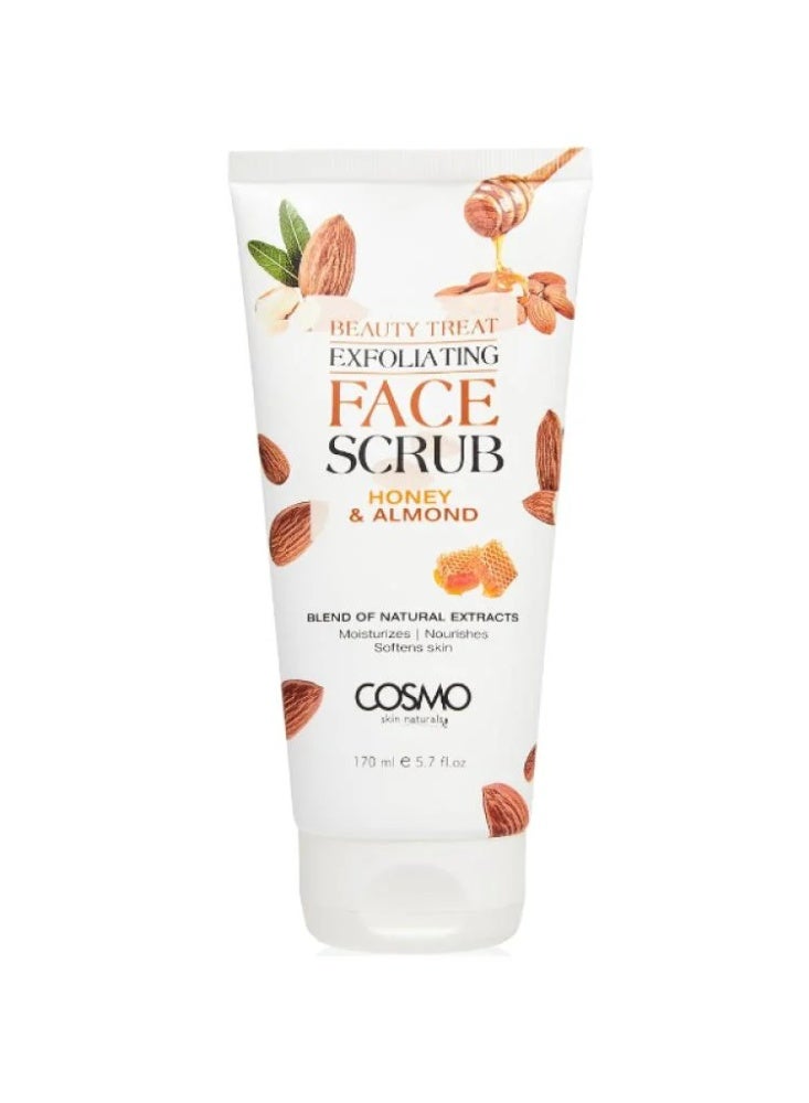 كوزمو - مقشر للوجه بالعسل واللوز - 170 مل