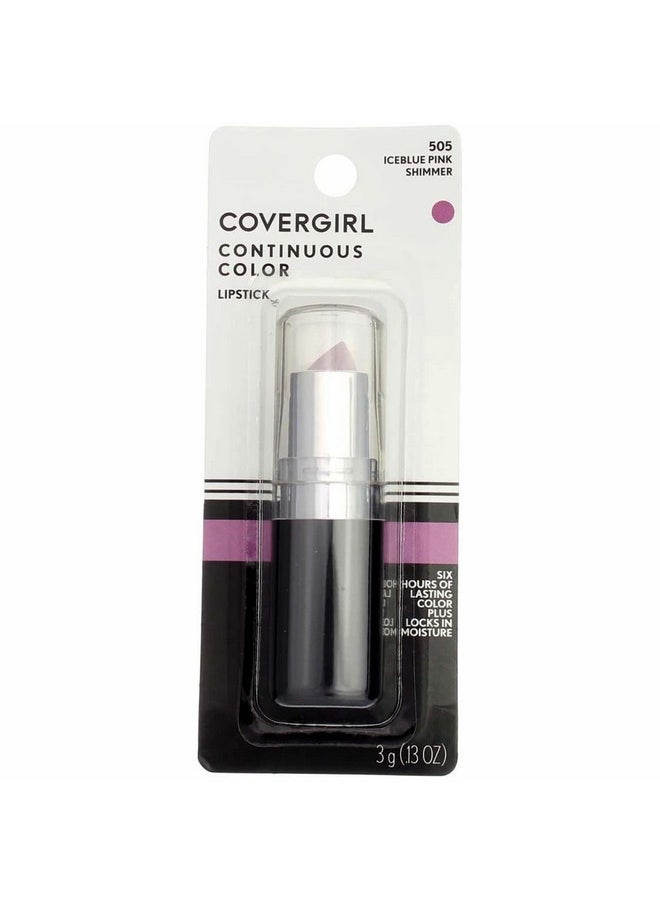 CoverGirl - Continuous Color Lipstick Iceblue Pink 505 0.13 Oz (3 G) - Image 1
