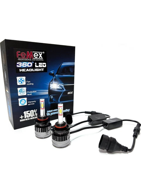 360* Csp Superior 4 Way Chipset HB3 9005 LED Xenon LED Headlight