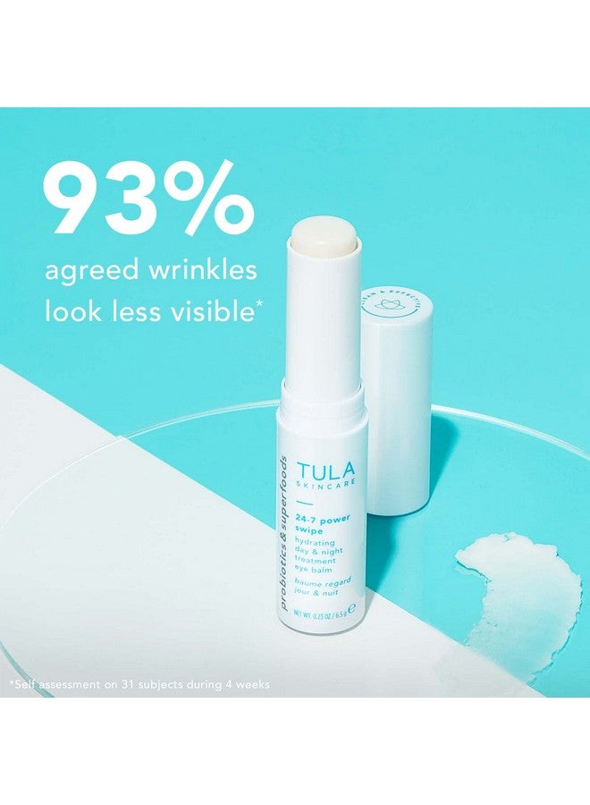 تولا بلسم ترطيب العيون باور سوايب ٢٤-٧ من تولا | علاج الهالات السوداء، تفتيح فوري، محمول | ٠٫٢٣ أونصة - Image 5