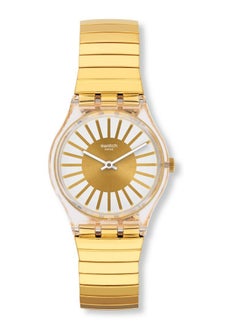 Swatch Unisex Charming Pink Quartz Movement Water Resistant Wrist Watch - 34 Mm  - Image 2