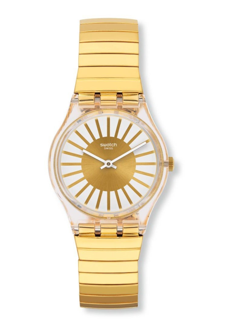 Swatch Unisex Charming Pink Quartz Movement Water Resistant Wrist Watch - 34 Mm - Image 2