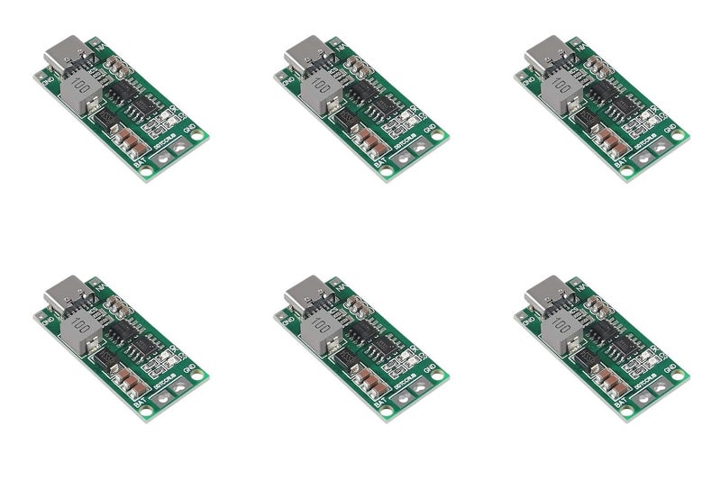 (6 pc) 3S-4A |18650 Polymer Lithium Ion Charger Type C to 3S 8.4V 4A Booster Module