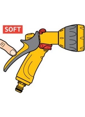 Hozelock 2684H Round Head 6 Setting Hose Gun  - Image 3