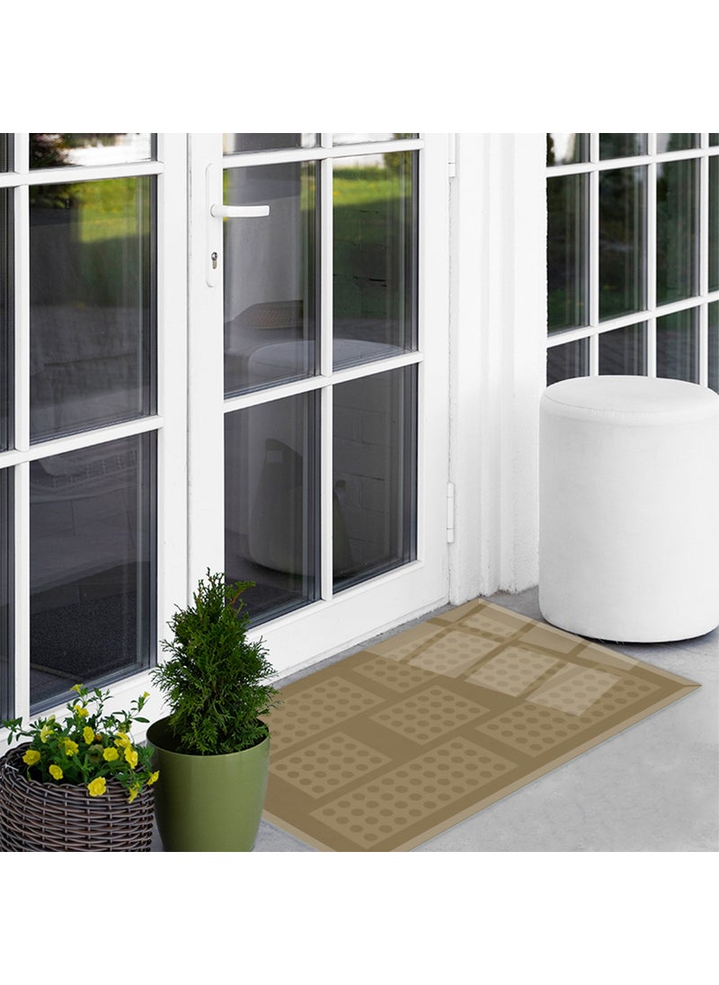 DECORITA - Glass Door Mat | Non-Slip Glass Mat | Bronze Glass | - Image 1
