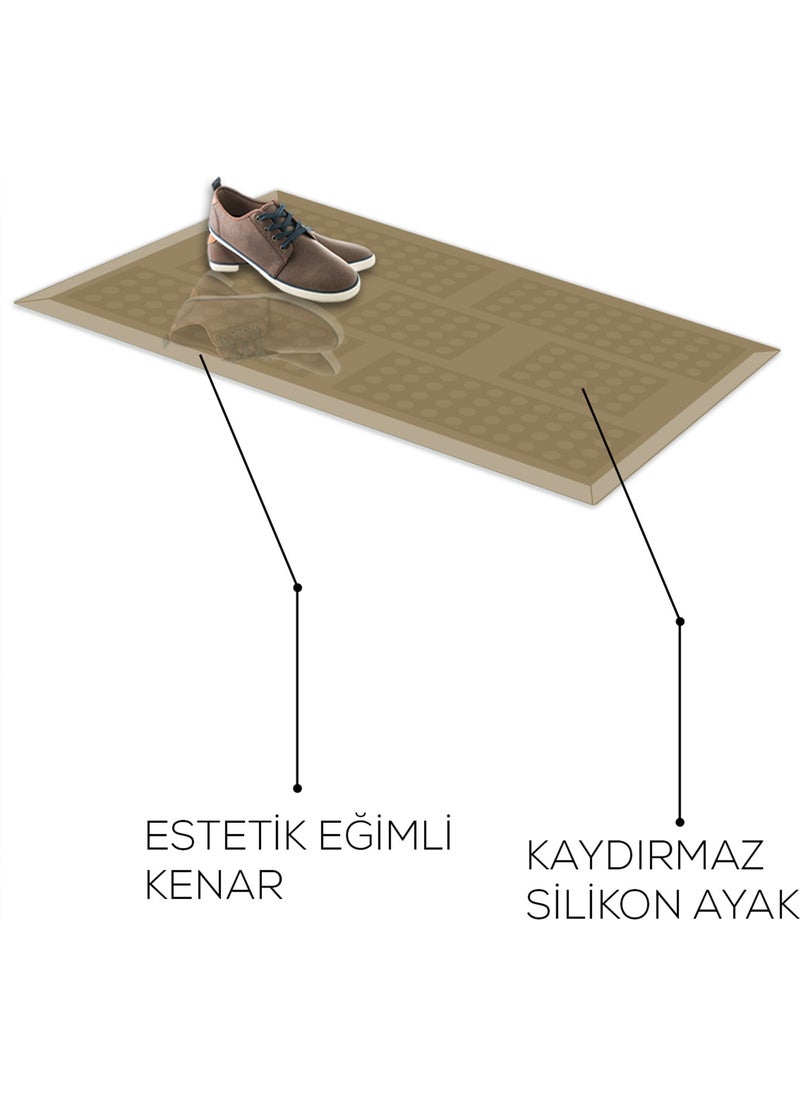 DECORITA - Glass Door Mat | Non-Slip Glass Mat | Bronze Glass | - Image 1