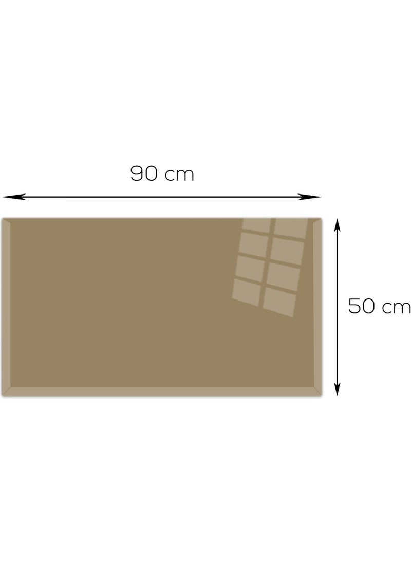 DECORITA - Glass Door Mat | Non-Slip Glass Mat | Bronze Glass | - Image 1