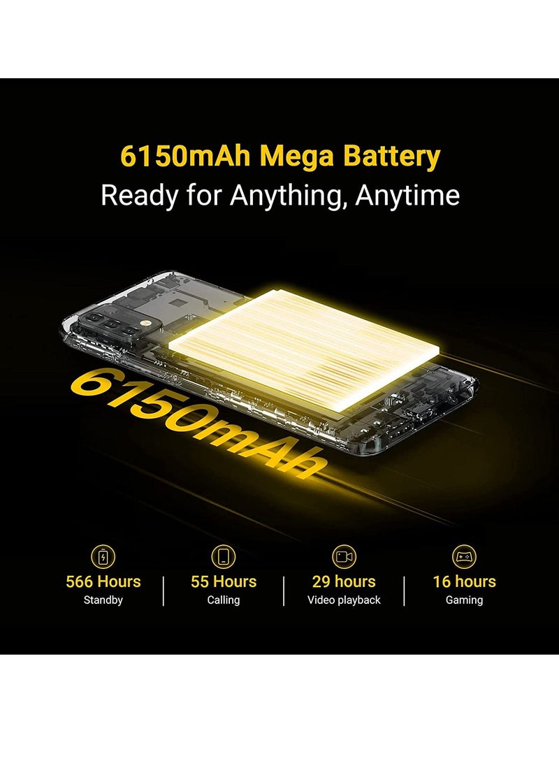 UMIDIGI Power 5 Cell Phone 3GB 64GB 6150mAh Battery Unlocked Smartphone with 6.53 Full Screen 16MP AI Triple Camera Android Phone Grey