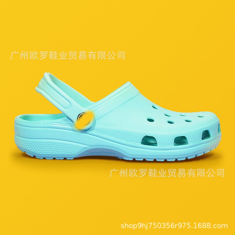 Cross Children'S Croc Shoes Star Classic Soft Sole Outerwear Outdoor Sandals Beach Shoes Baotou Slippers - Image 5