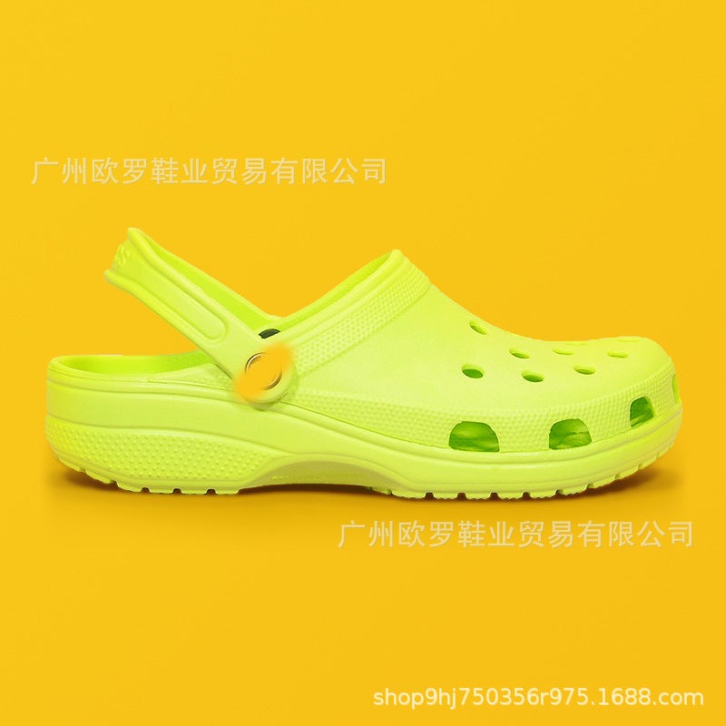 Cross Children'S Croc Shoes Star Classic Soft Sole Outerwear Outdoor Sandals Beach Shoes Baotou Slippers - Image 4