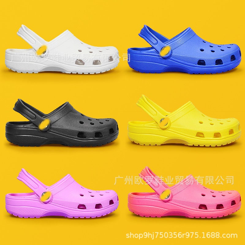 Cross Children'S Croc Shoes Star Classic Soft Sole Outerwear Outdoor Sandals Beach Shoes Baotou Slippers - Image 3