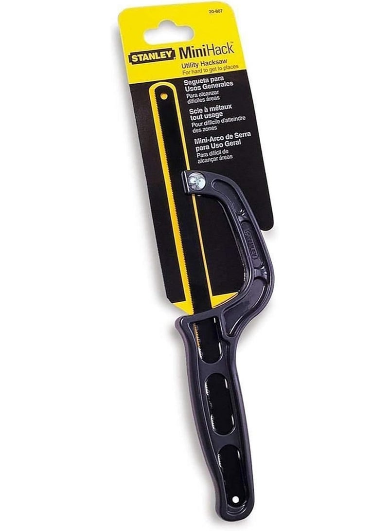 Stanley Hand Tools Mini-Hack Saw,Black,10 inch, STHT20807-8 - Image 4