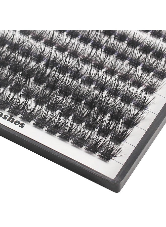 Hannahool 120Pcs D Curl Individual Wide Stem Cluster Diy Eye Lashes Extensions Mixed 10121416Mm/141618Mm/121416Mm Makeup Dramatic Volume Lashes (Mixed 10121416Mm) - Image 3