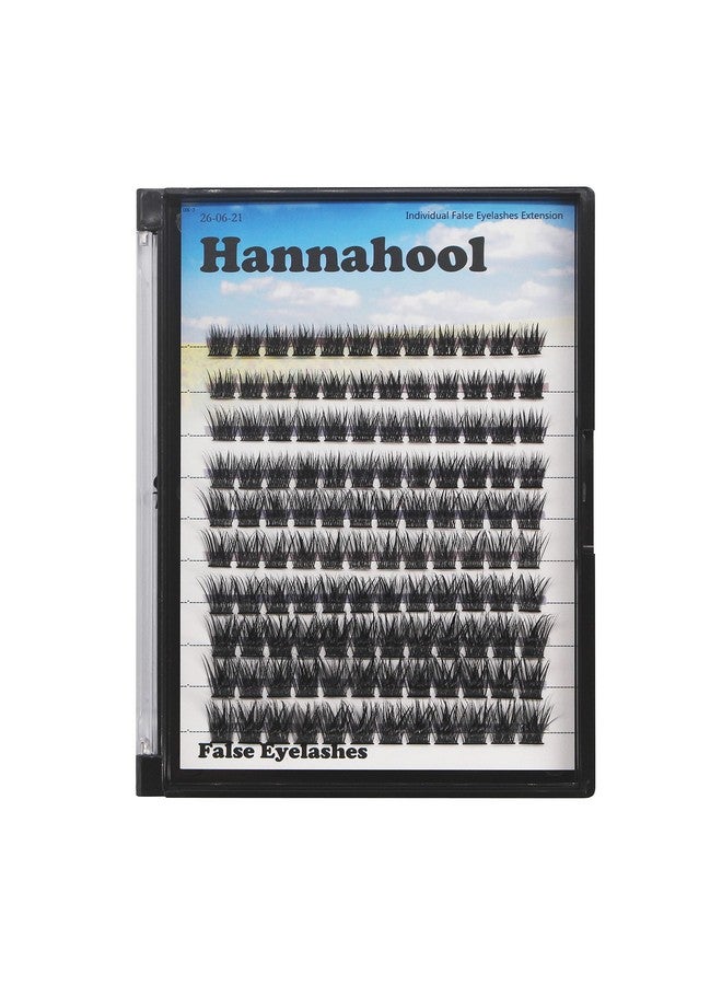 Hannahool 120Pcs D Curl Individual Wide Stem Cluster Diy Eye Lashes Extensions Mixed 10121416Mm/141618Mm/121416Mm Makeup Dramatic Volume Lashes (Mixed 10121416Mm) - Image 4