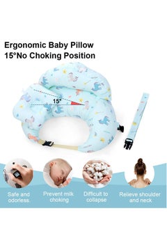 Bonita Large Breastfeeding Pillow for Babies: Multipurpose Baby Nursing Pillow, Bed U-Shape Pillow, and Baby Lounger for Newborns (1-12 Months)  - Image 4