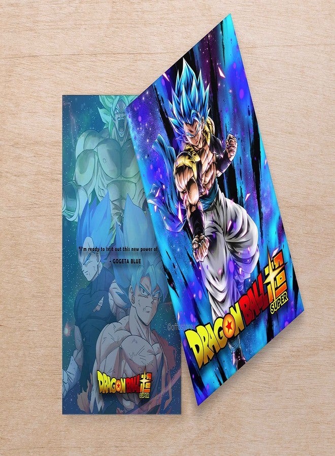 Offo Anime Dragon Ball Z Gogeta Printed, Smooth & Velvet finish A5 Ruled Notebook/Note book - 160 Pages, Hard bound. (Dragon Ball Z Gogeta) - Image 3