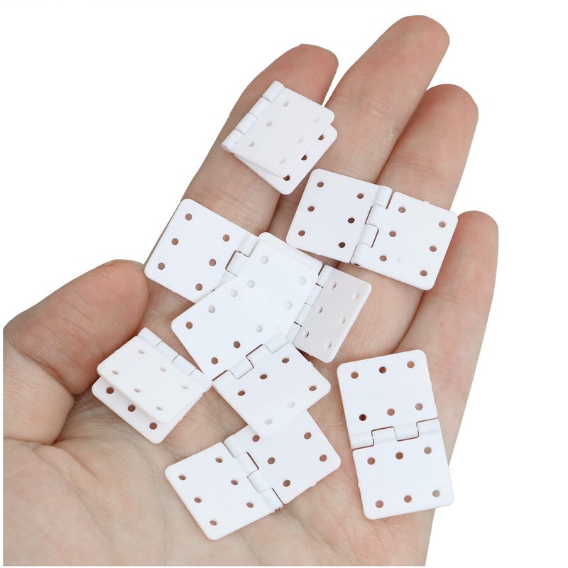 LUORNG 24PCS 16x29 mm Pinned Nylon Hinges RC Airplane Plane Parts Replacement Aircraft Fixed Wing Model - Image 2