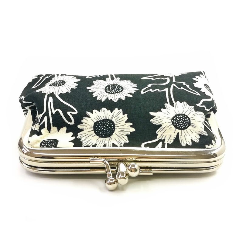 Sanxiner Cute Floral Buckle Coin Purses Vintage Pouch Kiss-lock Change Purse Wallets - Image 5