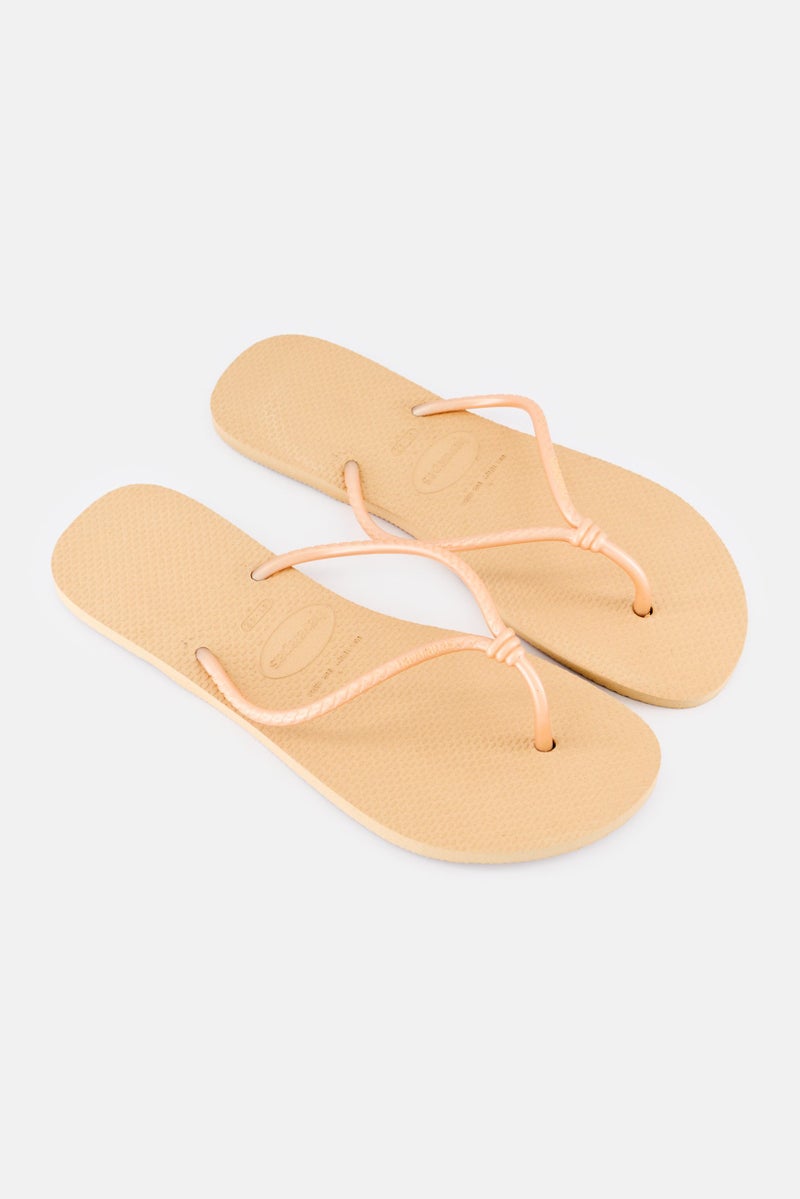 Havaianas Women Slip On Tube FC Slippers, Beige - Image 2