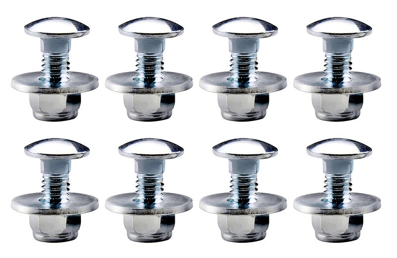 YBW Go-Cheers 8 Pack 710-0451 Stainless Steel Replacement Nuts/Bolts Fits MTD - Image 5