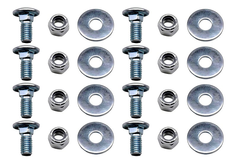 YBW Go-Cheers 8 Pack 710-0451 Stainless Steel Replacement Nuts/Bolts Fits MTD - Image 1