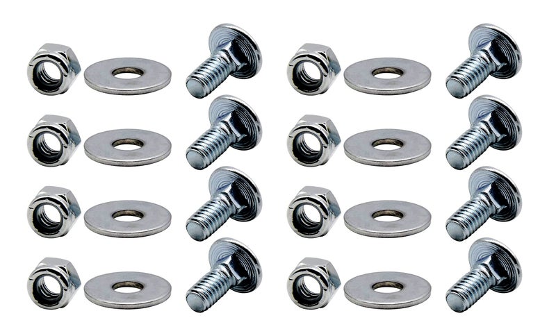 YBW Go-Cheers 8 Pack 710-0451 Stainless Steel Replacement Nuts/Bolts Fits MTD - Image 2