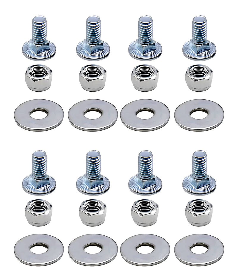 YBW Go-Cheers 8 Pack 710-0451 Stainless Steel Replacement Nuts/Bolts Fits MTD - Image 3