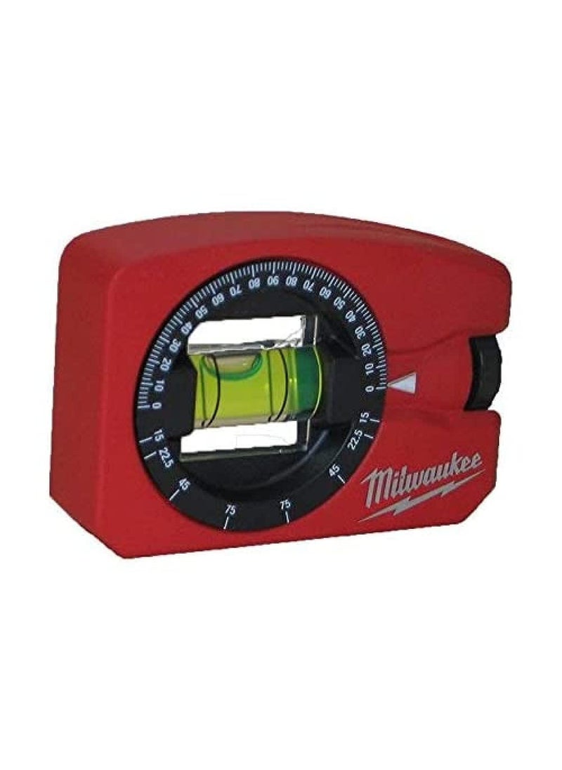 Milwaukee Milwaukee 4932459597 932459597 Magnetic Pocket Level 7.8cm, Red  - Image 1