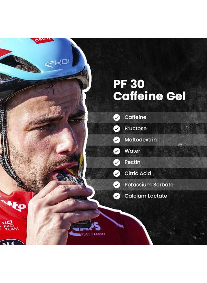 Precision Hydration جيل الطاقة بالكافيين 30 - نكهة خفيفة لجري الرياضيين، 30 جرام كربوهيدرات، سهل الهضم، مثالي للجري والرياضات طويلة المدة (عبوة من 15) - Image 3