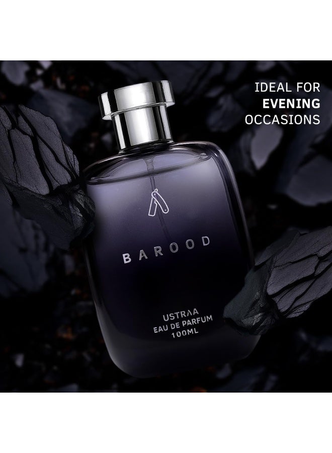 Ustraa Barood Eau De Parfum for Men - 100ml | Warm, Smoky, Sweet & Musky Scents | Luxury Long-Lasting Fragrance for Men | Strong & Masculine | Perfect for Special Occasions - Image 3