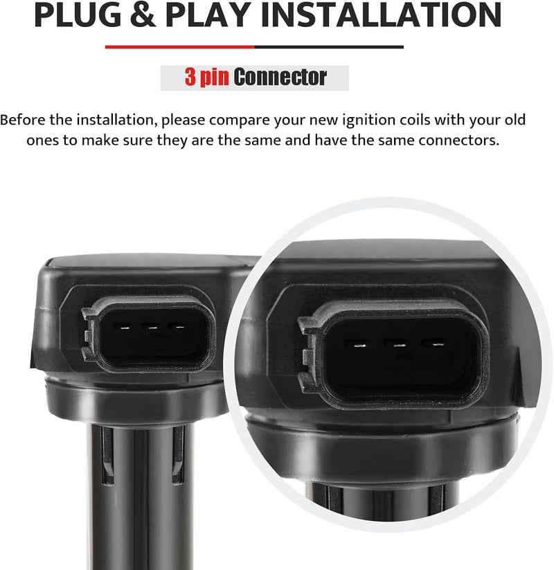 NPAUTO Ignition Coil Pack for Honda Accord & Acura Models - 6 Pieces - Image 5