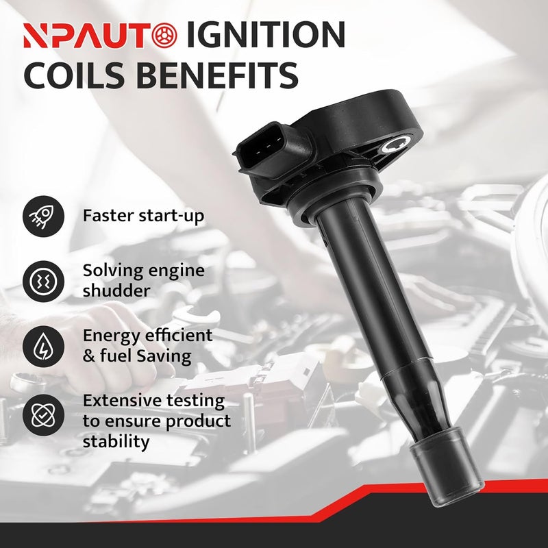NPAUTO Ignition Coil Pack for Honda Accord & Acura Models - 6 Pieces - Image 2