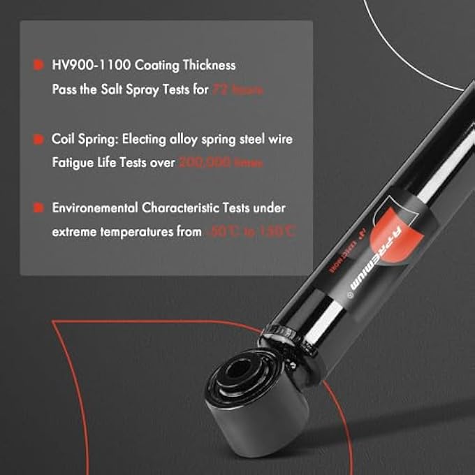 A-Premium Shock Absorber Replacement For Bmw X1 20162022 Without M Sport Suspension Rear Left And Right A Set Of 2 - Image 5