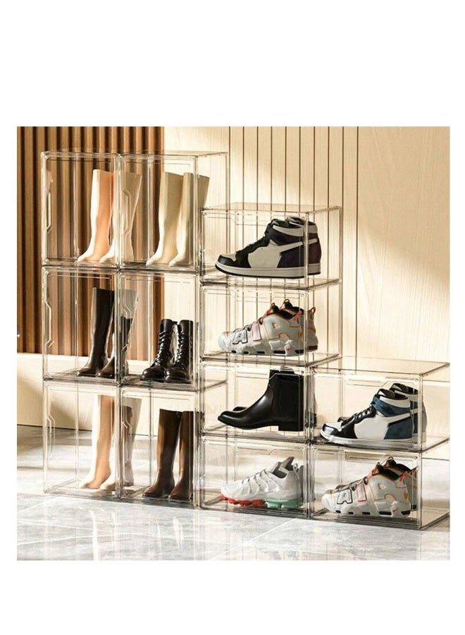 Acrylic Display Case Plastic Storage Boxes, Clear Handbag Display Case, Acrylic Purse Storage Organizers, Plastic Storage Boxes, for Handbags, Shoes, Collectibles, Cosmetic and Toys  - Image 4