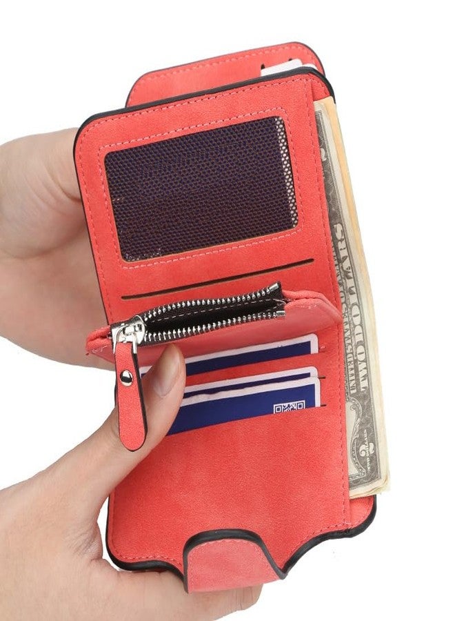 Alexvyan Small Women's Purse Wallet Organizer Female Hand Clutch Women/Ladies/Girls Wallets Credit Card Holder (Deep Pink) - Image 5
