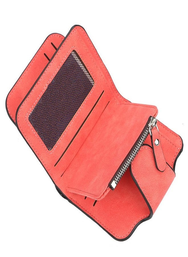 Alexvyan Small Women's Purse Wallet Organizer Female Hand Clutch Women/Ladies/Girls Wallets Credit Card Holder (Deep Pink) - Image 4
