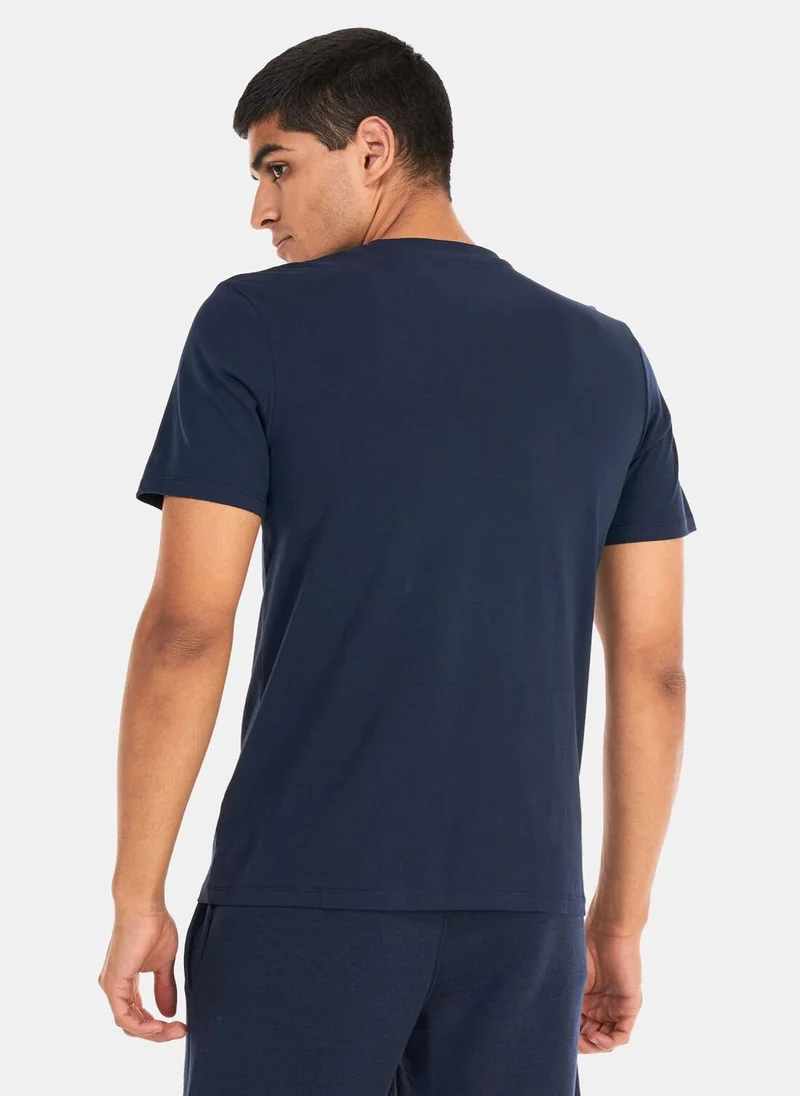 Timberland Men's Linear Logo Seasonal Camo T-Shirt