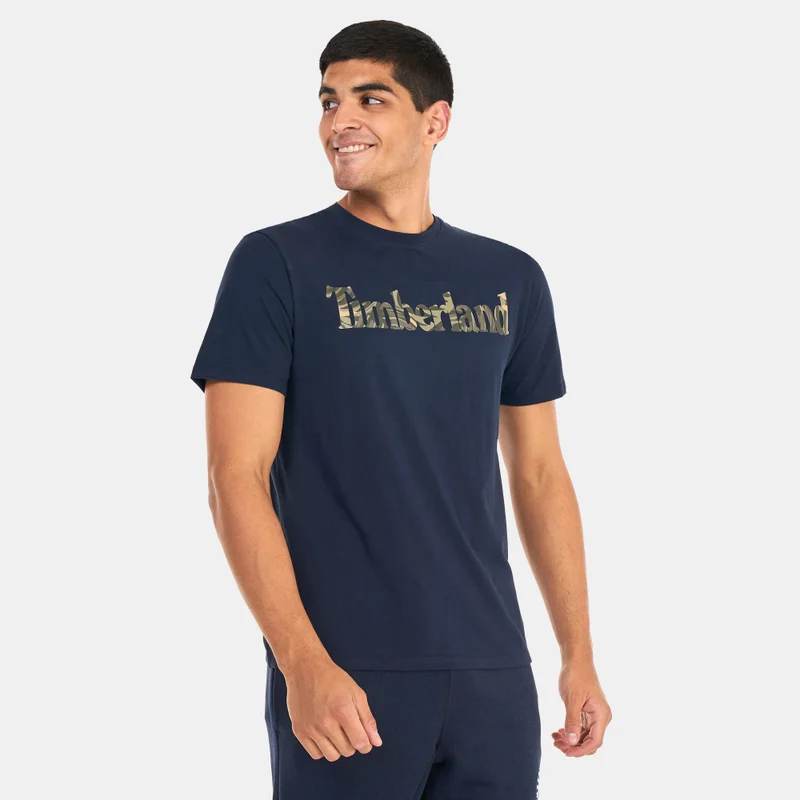 Timberland Men's Linear Logo Seasonal Camo T-Shirt