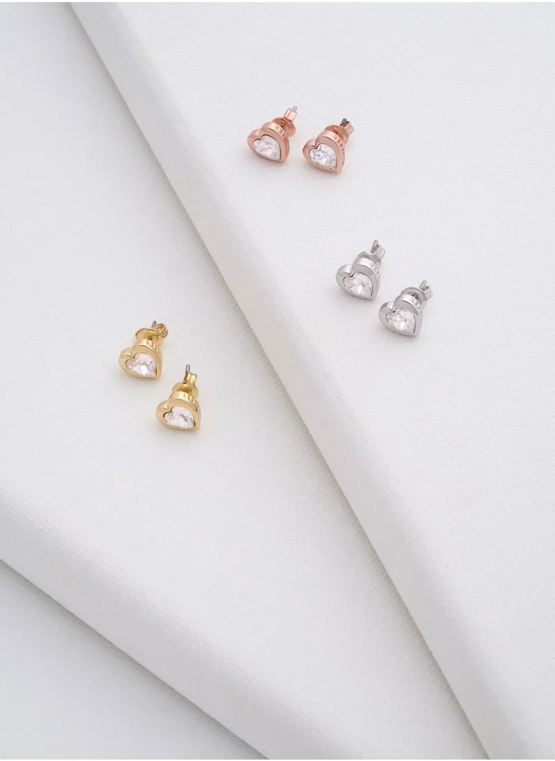 Ted Baker Han Crystal Heart Earrings