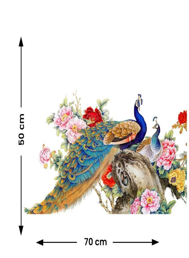 Merical Baby Panda, Pink Tree Bird & Nest, Royal Ganesh, Royal Peacock Wall Decor Stickers for Living Room, Hall, Bed Room and Kids Room. - Image 5