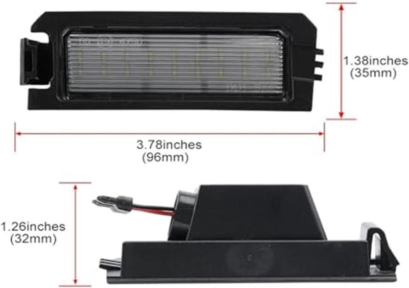 Wivplex Full White Canbus License Plate Lights for Hyundai - Image 3
