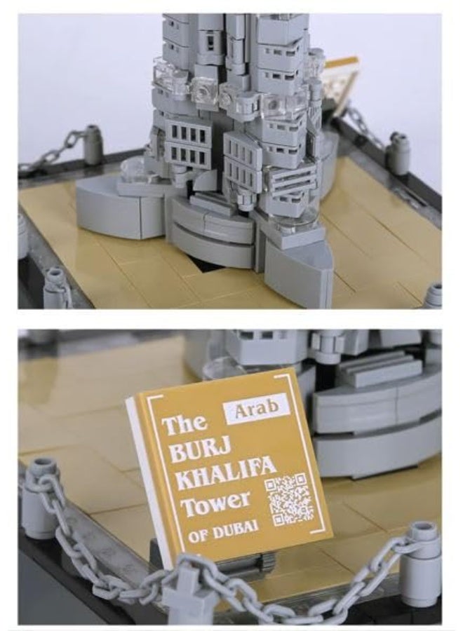 wange Burj Khalifa Dubai Building Blocks Set 4222 Age 6+, 580 Pieces) - Image 4