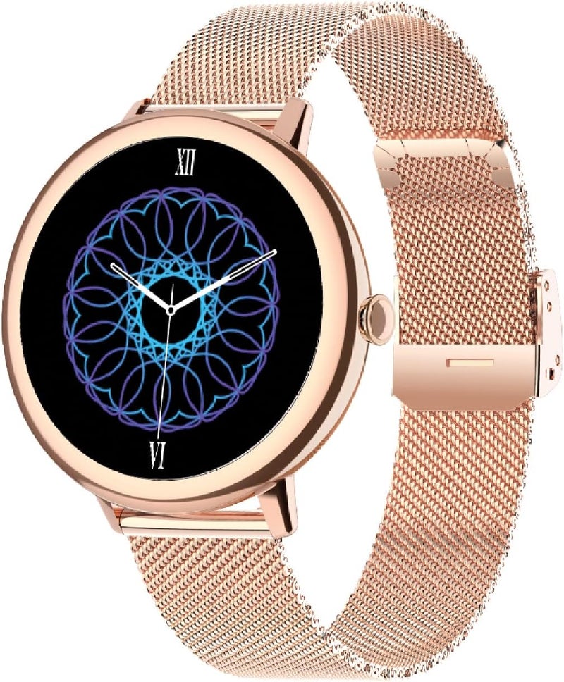 Smartix ساعة سمارتكس بريميوم ديفا الذكية للنساء مع شاشة AMOLED بحجم 1.2 بوصة، مكالمات بلوتوث، مراقبة معدل ضربات القلب وSpO₂ - Image 1