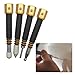 UHANBUT 4PCS PDR Tap Down Tool Pen Shape Knockdown Remover Car Paintless Dent Removal Kit Portable Car Body Bulge Repair Tools Anti Dent Automotive Damage Traceless Repair DIY Tool - Image 2