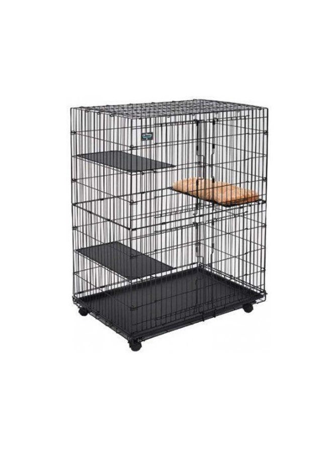 Midwest Collapsible Cat Cage - 91L x 59W x 128H cm - Image 1