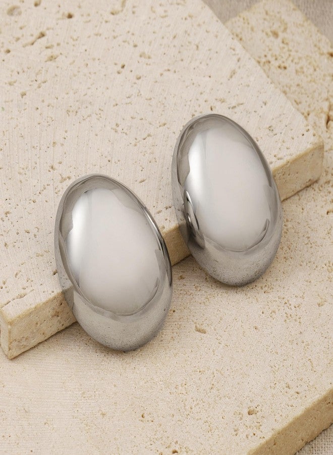 SALTY Anti Tarnish Convivial Stud Earrings Set for Women | Stylish Fashion Jewellery | Accessories for Girls | Minimal Jewelry | Ideal for Gifting | Marriage, Birthday | Gift for Valentine Day - Image 4